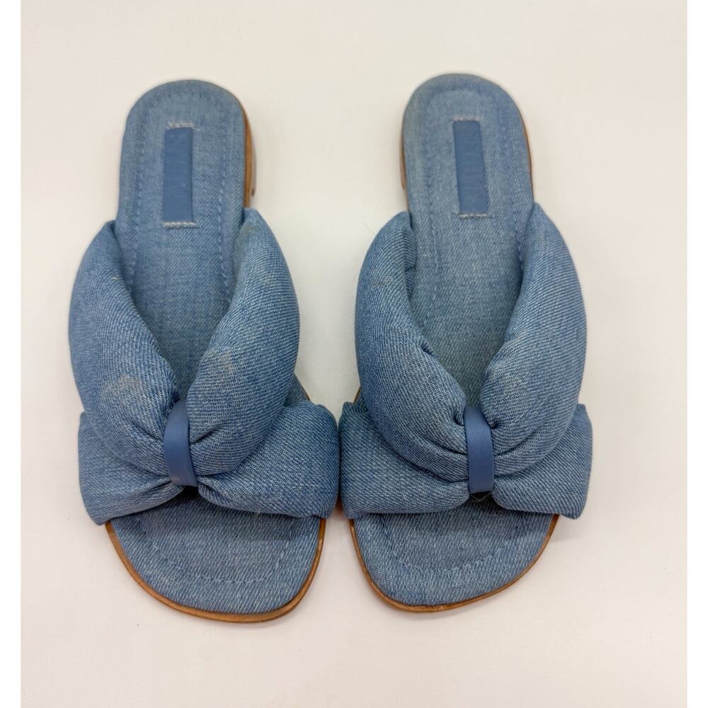 Schutz Fairy Casual Denim Sandal Size 6.5 B - Picture 2 of 9